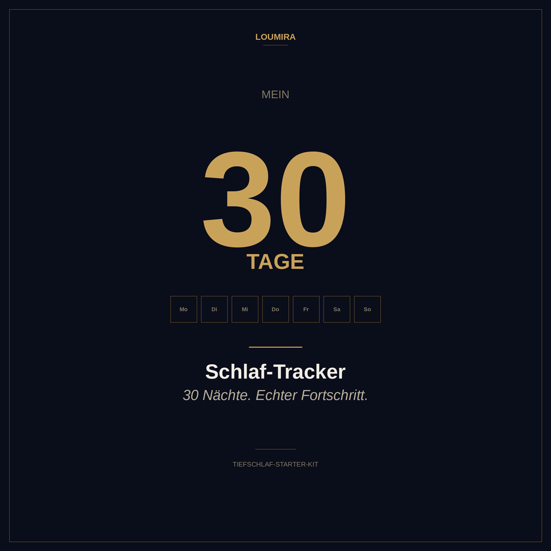 30 Tage Schlaf Tracker