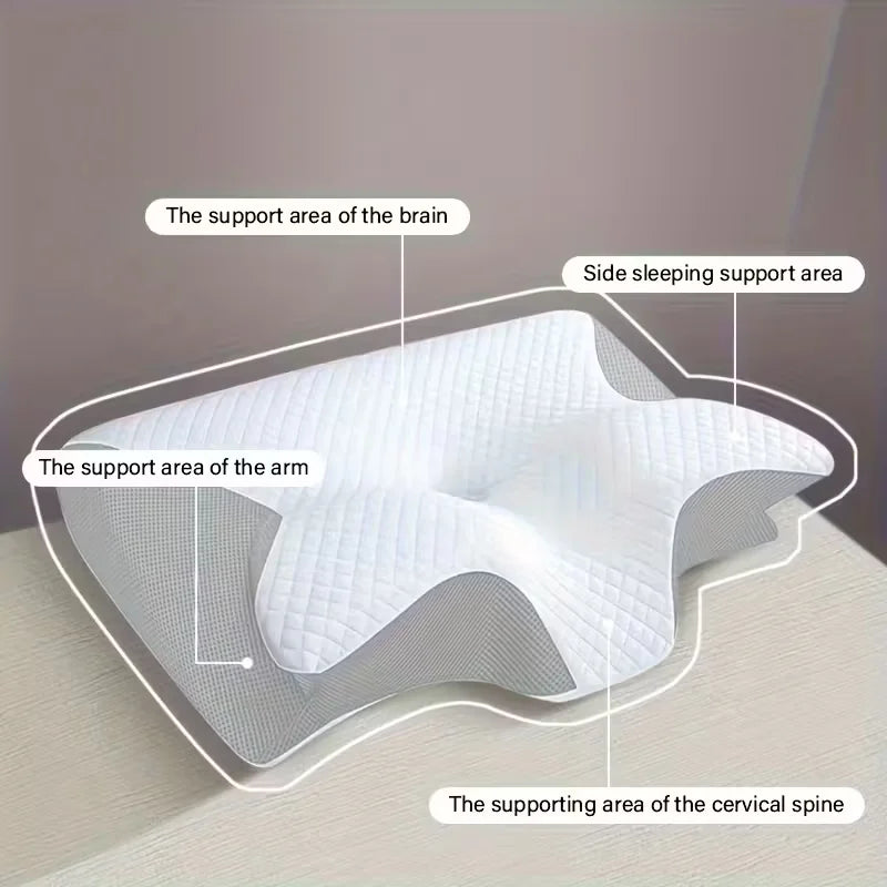 Loumira NackenBalance – ergonomisches Memory-Foam-Kissen