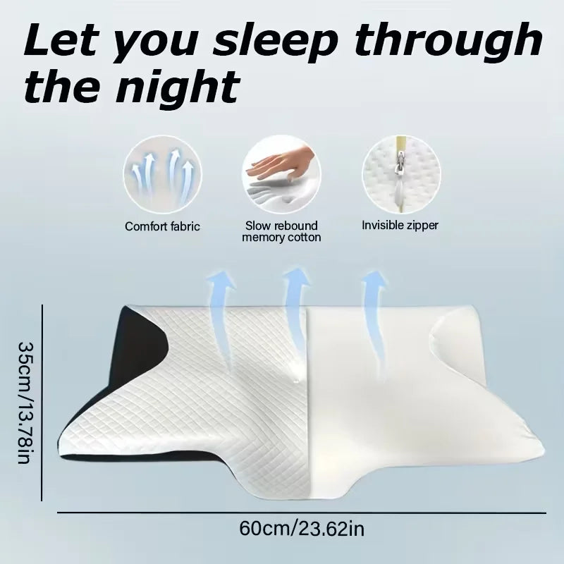 Loumira NackenBalance – ergonomisches Memory-Foam-Kissen