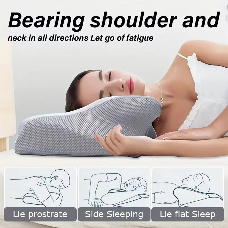 Loumira NackenBalance – ergonomisches Memory-Foam-Kissen