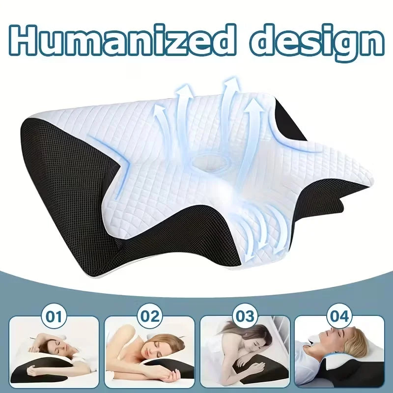 Loumira NackenBalance – ergonomisches Memory-Foam-Kissen